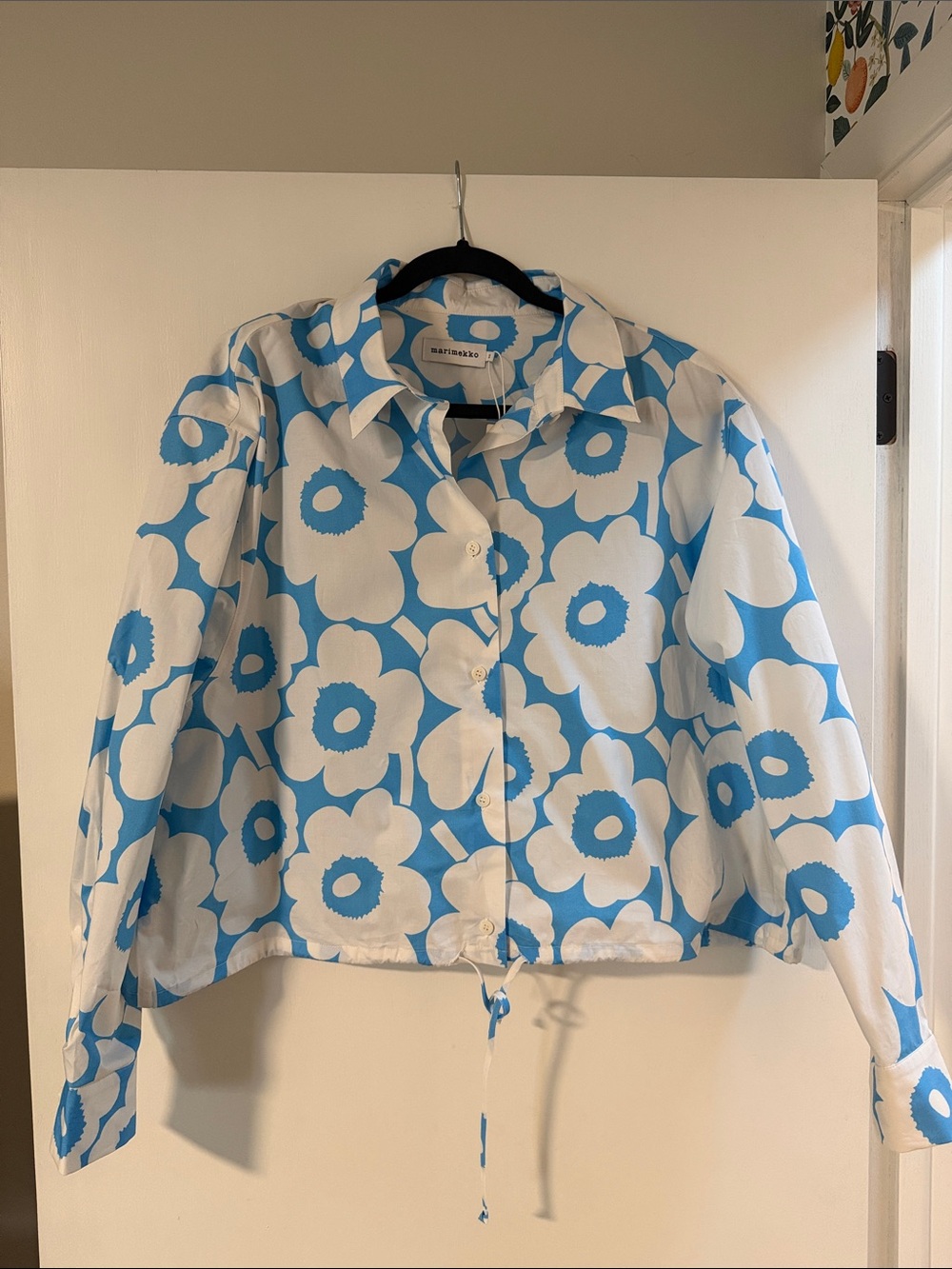 MARIMEKKO RYPYTYS COTTON BUTTONDOWN SHIRT